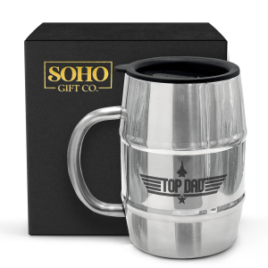 SoHo Barrel Beer Mug "TOP DAD"