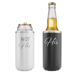 SoHo Slim Can Coolers "HIS/NOT HIS" 2-Pack