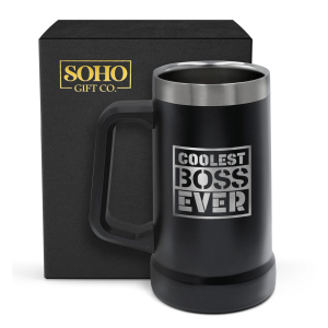 SoHo Stainless Steel Insulated Tumbler "Coolest Boss Ever"
